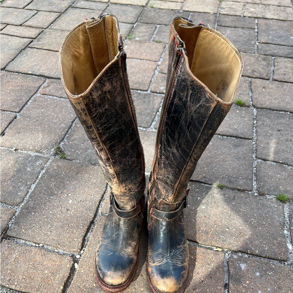 Bed Stu tall leather Boots size 10